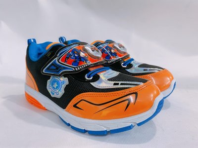 北台灣大聯盟 TOBOT機器戰士男童SGS檢驗合格電燈運動鞋 16108-桔 台灣製造 超低直購價350元