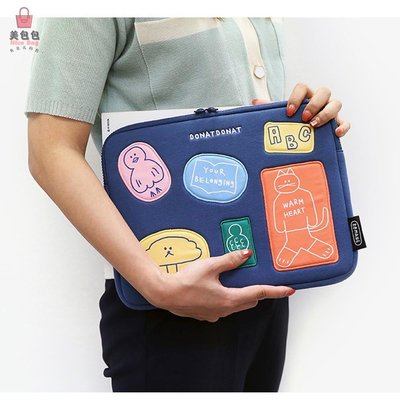 韓國 Romane 電腦包 11吋 卡通平板 iPad包 平板包 筆電包