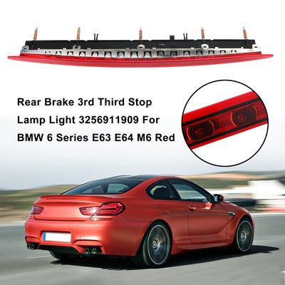 BMW 6 Series E63 E64 M6 Red 第三煞車燈-極限超快感