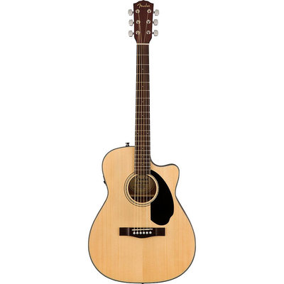 《民風樂府》現貨 Fender CC-60SCE 單板電木吉他 手感舒適 功能全面 附贈配件 全新品公司貨
