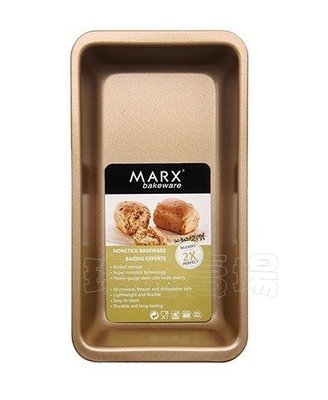 (玫瑰Rose984019賣場)美國MARX土司/麵包/蛋糕模具/烤箱烤盤/8吋~美國Xylan香檳色不沾處理