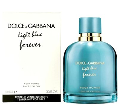 DOLCE & GABBANA D&G light blue Forever 淺藍詠愛 男性淡香精 100ml tester/1瓶-新品正貨