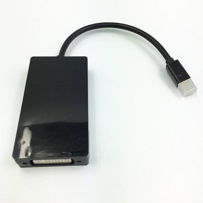 Mini DP轉VGA HDMI DVI轉換器 雷電Surface Pro3接電視投影儀 w9 056 [9000254
