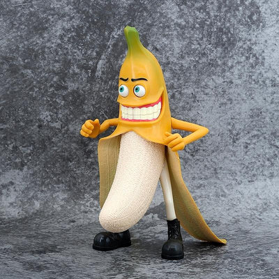 邪惡香蕉人 香蕉先生 搞怪 手辦 模型 雕像 擺件 玩具