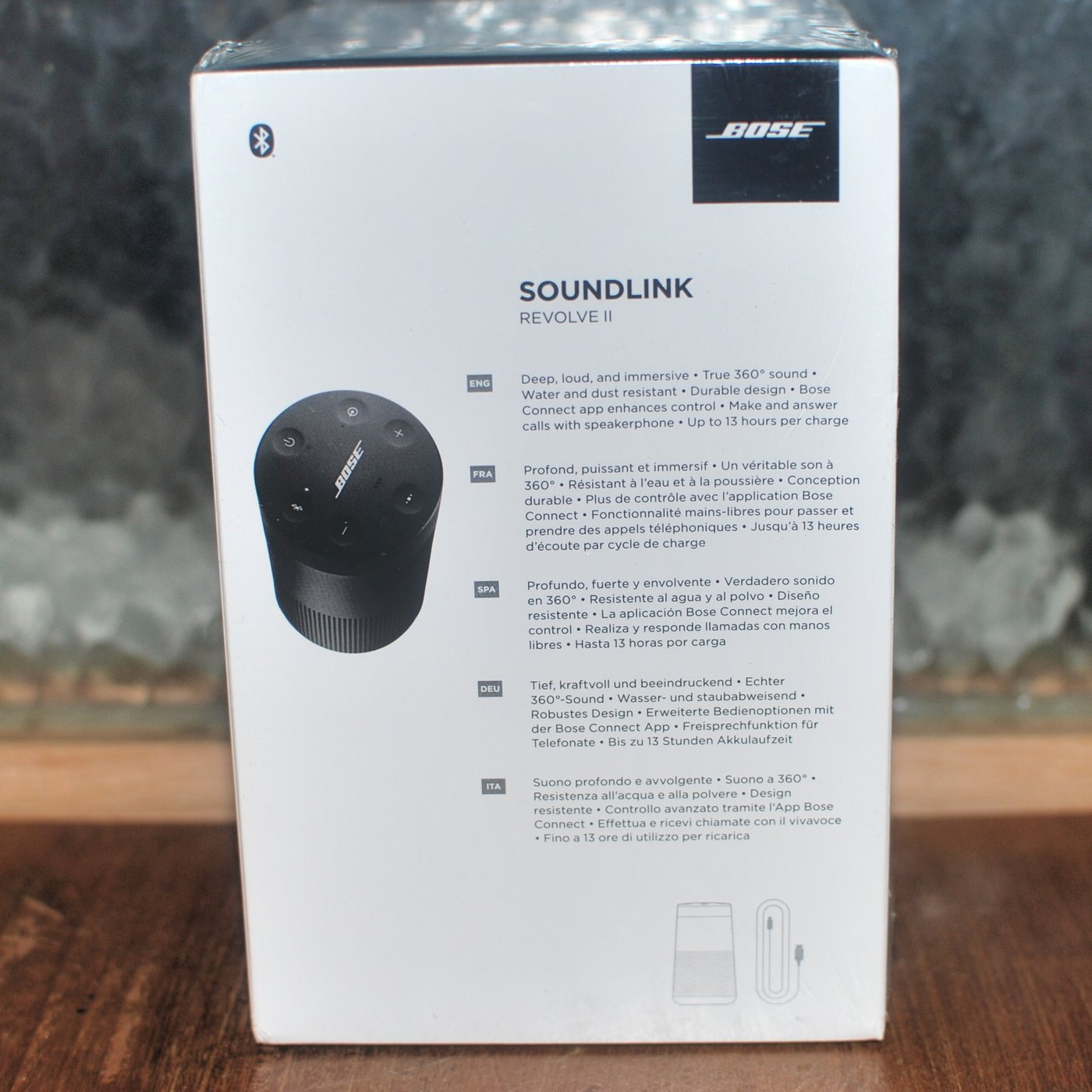 有現貨)全新未拆BOSE SoundLink Revolve 2代360度音場藍芽無線防水防摔