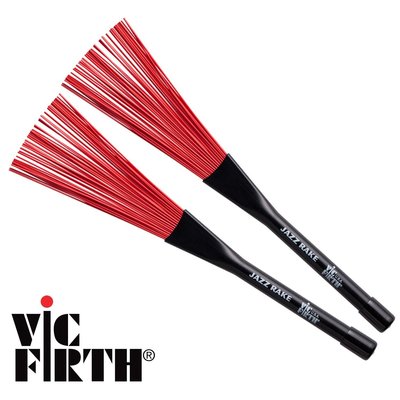 【小叮噹的店】 全新 美國 Vic Firth BJR Jazz Rake 紅色 鼓刷 公司貨 附發票