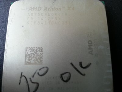【 創憶電腦 】AMD Athlon X4 750K 3.4 GHz 四核心 FM2腳位 直購價100元
