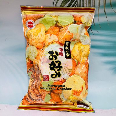 日本 Zelico 鈴木榮光堂 綜合海鮮煎餅 130g 綜合海鮮仙貝