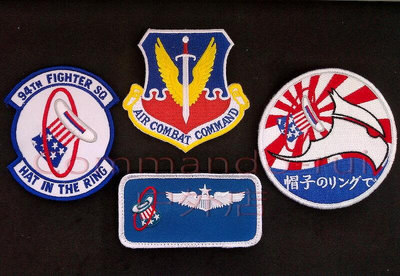 眾信優品 美國空軍 第94戰鬥機94th FS F-22猛禽Raptor 駐日紀念徽章HW1253