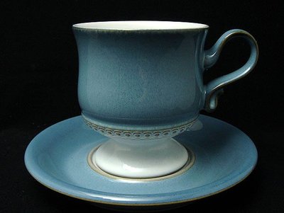 【timekeeper】  英國製Denby丹比Castile卡斯蒂爾系列咖啡杯/花茶杯+盤(免運)