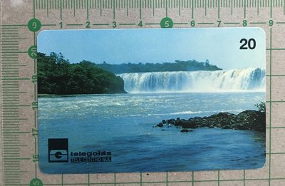 【卡庫】【風景/瀑布】巴西1998年，柯拉羅河的瑪安瀑布 KBR0058