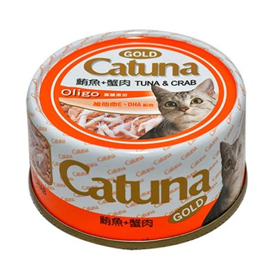 SNOW的家【訂購】Catuna 開心金罐 鮪魚+蟹肉80g 12種口味 (80270032