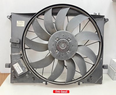 BENZ W220 2001-2005 850W (後期) 水箱散熱馬達 輔助 散熱 電子 風扇 (日本外匯拆車品) 2205000293
