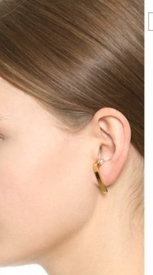 Vita Fede Comma Left Earring with Crystal Ball  現貨