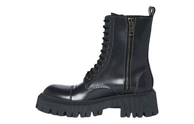 Balenciaga 巴黎世家 Tractor 牛皮革短靴