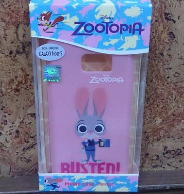 三星 NOTE5 正版 動物方城市 兔子 哈茱蒂 警察 手機殼 N920 Zootopia
