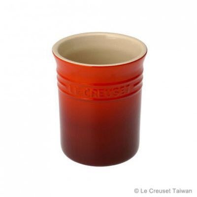 Le Creuset 陶瓷鍋鏟置物桶 收納罐 鏟座 12x15cm 櫻桃紅