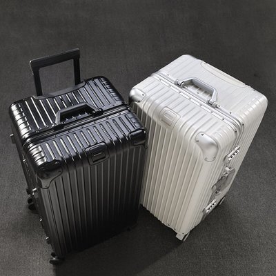 【熱賣精選】加厚鋁框拉桿箱萬向輪超大容量旅行箱出國托運工具箱32寸行李箱