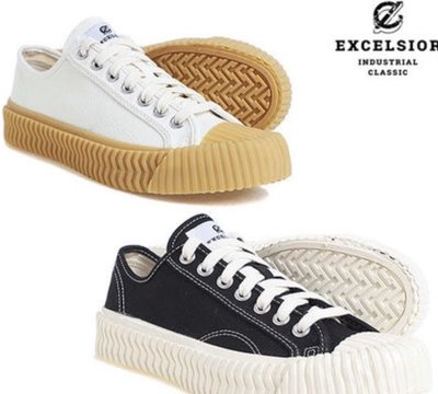 ✈️韓國代購{預購+現貨}正品 Excelsior 餅乾鞋 炭黑 白色 BOLT LO ES M6017CV WG