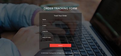 ORDER TRACKING FORM  #01014