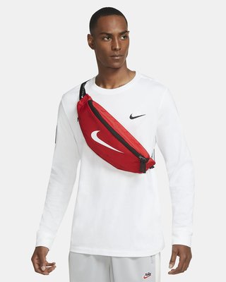 南◇2021 2月 Nike Heritage Hip Pack Swoosh DC7343-657 紅色 側背包 腰包