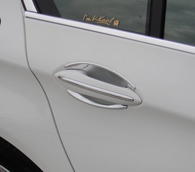 ~圓夢工廠~ BMW 6 2012年 640i 640d  鍍鉻門邊防刮把手內襯 2門車適用