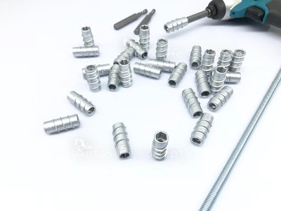 《安卡螺絲-M143838-1200支專區》內嵌式螺紋栓 3分內牙 水泥螺絲 自切螺紋 鍍鋅螺絲 吊掛作業 3分牙桿專用