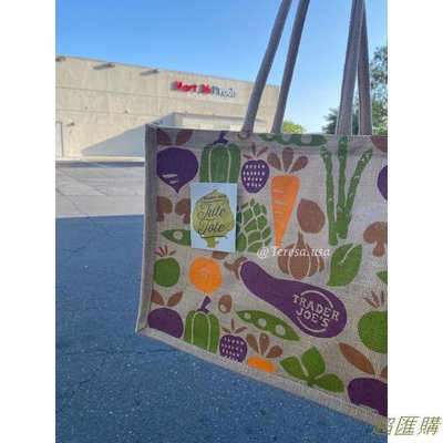 手提 韓系 日系［美國🇺🇸連線］現貨🔥Trader Joe’s 黃麻水果購物袋