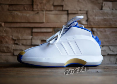 Retro CLUB【一元起標】【近全新】Adidas Crazy 1 Kobe 白藍配色 籃球鞋 L24613