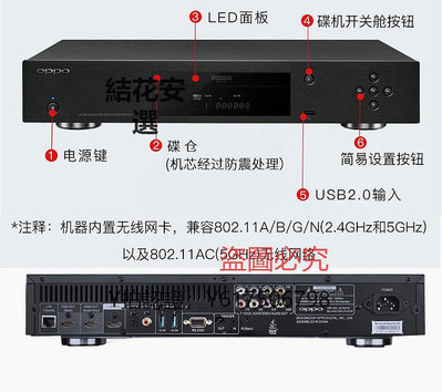 CD播放機 OPPO UDP-203 UDP-205 BDP-103D 高清4K藍光機 越獄碼服務