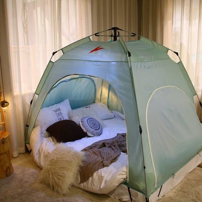 全自動帳篷室內成人兒童防蚊帳床上防風保暖篷宿舍單雙人冬季帳篷