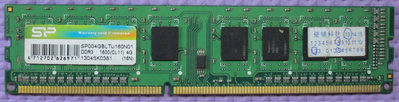 【寬版單面顆粒】SP 廣穎電通 Silicon Power DDR3-1600 4G 桌上型二手記憶體 (原廠終保)