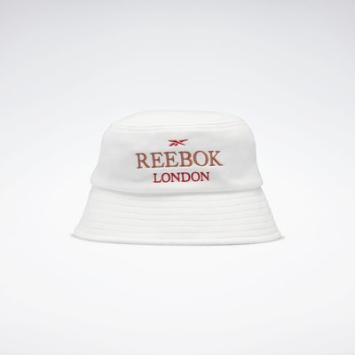 南 2021 10月 REEBOK LONDON BRUNCH 漁夫帽 H36530 白 刺繡 棉質 運動 休閒 漁夫帽
