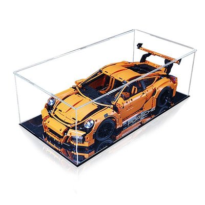 【熱賣精選】 保時捷911 gt3 RS 42056亞克力展示盒 LEGO積木手辦防塵罩收納盒