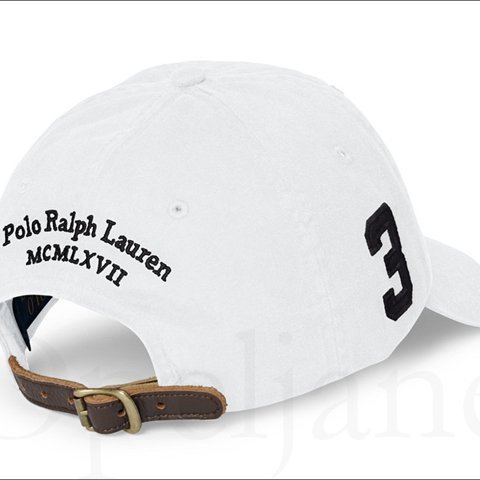 polo hat with number 3