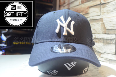 New Era MLB NY Yankees 39Thirty Navy 紐約洋基全封老帽3930深藍彈性帽後方大聯盟