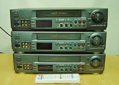 .@【小劉二手家電】SONY 卡拉OK VHS錄放影機,SLV-PRK1型,可升降KEY、銷音、評分