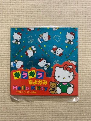 日本 三麗鷗 sanrio kitty 雙子星 早期 色紙/折紙/剪紙/兒童/手工 (絕版)