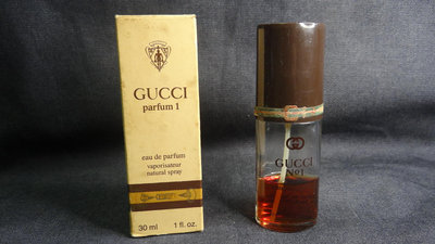 稀有少見 古董香水 Gucci No. 1 Parfum 30ml EDP
