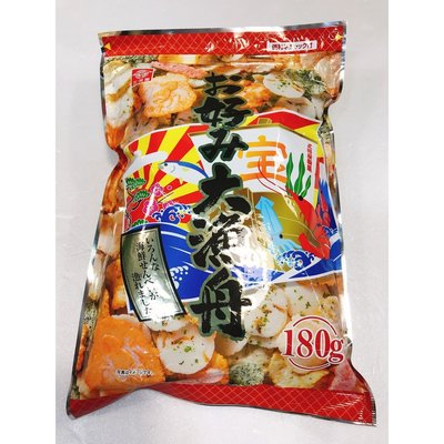 日本餅乾 海鮮餅 日系零食 米果 仙貝 三河屋 大漁舟綜合海鮮餅