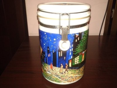 STARBUCKS陶瓷手工彩繪密封罐(歡迎親自看貨)(物件所在地：台北市文山區秀明路1段)