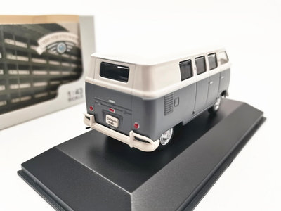 【熱賣精選】汽車模型 車模 收藏模型1/43 大眾面包車合金汽車模型 VW Kombi 1200 1957