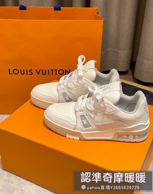 NEW LOUIS VUITTON LV TRAINER SNEAKER SHOES 1to5YQW 9.5 43.5 RARE SNEAKERS  Plastic ref.329213 - Joli Closet