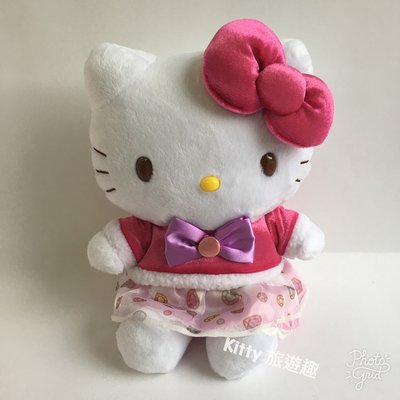 [Kitty 旅遊趣] Hello Kitty 絨毛玩偶 凱蒂貓娃娃 公主 絨毛娃娃 公仔 禮物 聖誕禮物