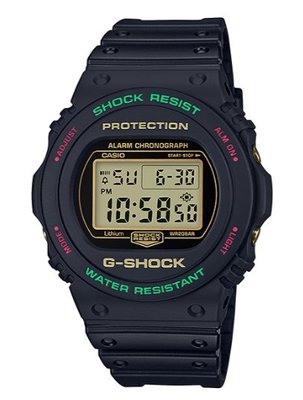 【CASIO G-SHOCK】(公司貨) DW-5700TH-1 採用圓形錶面的特殊配色，適合個人使用或當作贈禮