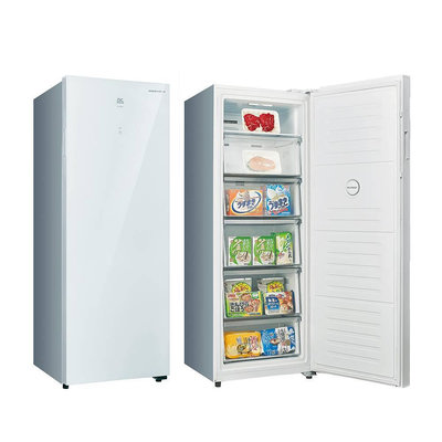 SANLUX 台灣三洋 240公升 變頻 無霜 玻璃 直立式 冷凍櫃 SCR-V248GF $17800