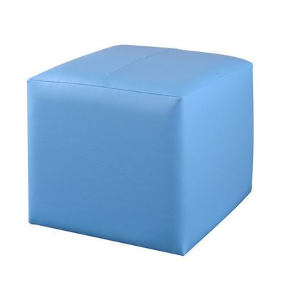百老匯diy家具-(藍)亮彩四方椅/皮沙發/和室椅/腳凳/矮凳沙發/單人沙發/台灣製造/