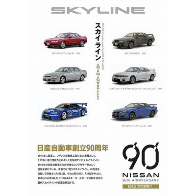 スカイライン―R32 R33 R34型を中心として 日本日產GTR汽車 “Driving Skyline GT-R 高性能V6賽車運動 原版進口圖書