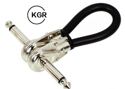 【老羊樂器店】開發票 KGR 高品質 無噪音 電吉他 效果器短導線 短導 導線 短導線 11cm