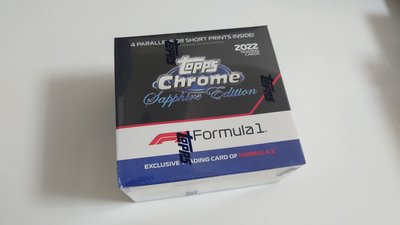 [全新未拆封] 2022 Topps Formula 1 Chrome Sapphire (F1藍寶石卡盒)